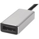Aдаптер USB 3.1 Type-Cm --> DP(f) 4K@60Hz, Alum Shell, iOpen (Aopen/Qust) <ACU422MB>4