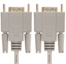 Greenconnect Кабель COM RS-232 порта соединительный 4 m GCR- DB9CF2F-5 m, 9F / 9F Premium, серый, пластиковый пакет4