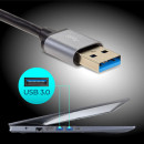 Адаптер концентратор USB 3.1 Type-A --> 4 USB3.0 Alum Shell  HUB+ PD, VCOM <CU4383A>3