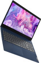 Ноутбук Lenovo IdeaPad 3 15ARE05 15.6" 1920x1080 AMD Ryzen 3-4300U SSD 256 Gb 8Gb Bluetooth 5.0 AMD Radeon Graphics синий Windows 10 Home 81W400D6RU7