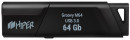 Флэш-драйв 64GB USB 3.0, Groovy M,пластик, цвет черный, защита от записи, Hiper2