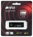 Флэш-драйв 16GB USB 2.0, Groovy T,пластик, цвет черный, Hiper2