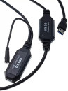 Кабель-адаптер USB3.0-repeater, удлинительный активный <Am-->Af> 15м VCOM <CU827-15M>3