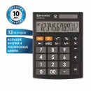 Калькулятор настольный BRAUBERG ULTRA-12-BK (192x143 мм), 12 разрядов, двойное питание, ЧЕРНЫЙ, 2504912