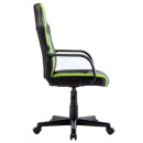 Кресло компьютерное BRABIX Stripe GM-202 черный/зеленый2