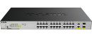 D-Link DGS-1026MP/B1A Неуправляемый коммутатор с 24 портами 10/100/1000Base-T, 2 комбо-портами 100/1000Base-T/SFP и функцией энергосбережения (24 порта PoE 802.3af/at (30 Вт), PoE-бюджет 370 Вт)4