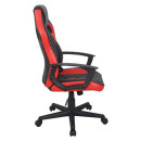 Кресло компьютерное BRABIX Fighter GM-008 черно-красная2