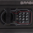 Сейф мебельный BRABIX "SF-140EL", 140х195х140 мм, электронный замок, черный, 291141, S103BR2102143