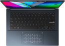 Ноутбук ASUS VivoBook Pro 14 OLED M3401QA-KM012W 14" 2880x1800 AMD Ryzen 7-5800H SSD 512 Gb 16Gb Bluetooth 5.0 WiFi (802.11 b/g/n/ac/ax) AMD Radeon Graphics синий Windows 11 Home 90NB0VZ2-M011306