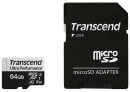 Карта памяти microSD (TransFlash) 64Gb Transcend TS64GUSD340S2