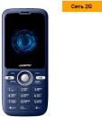 Мобильный телефон Digma B240 Linx 32Mb синий моноблок 2Sim 2.44" 240x320 0.08Mpix GSM900/1800 FM microSD