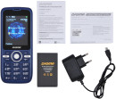 Мобильный телефон Digma B240 Linx 32Mb синий моноблок 2Sim 2.44" 240x320 0.08Mpix GSM900/1800 FM microSD5