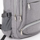Рюкзак BRAUBERG универсальный, 3 отделения, светло-серый, 46х31х18 см, 2707623