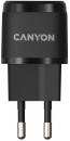 Canyon, PD 20W Input: 100V-240V, Output: 1 port charge: USB-C:PD 20W (5V3A/9V2.22A/12V1.66A) , Eu plug, Over- Voltage ,  over-heated, over-current and short circuit protection Compliant with CE RoHs,ERP. Size: 68.5*29.2*29.4mm, 32.5g, Black2