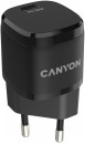 Canyon, PD 20W Input: 100V-240V, Output: 1 port charge: USB-C:PD 20W (5V3A/9V2.22A/12V1.66A) , Eu plug, Over- Voltage ,  over-heated, over-current and short circuit protection Compliant with CE RoHs,ERP. Size: 68.5*29.2*29.4mm, 32.5g, Black4