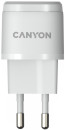 Canyon, PD 20W Input: 100V-240V, Output: 1 port charge: USB-C:PD 20W (5V3A/9V2.22A/12V1.66A) , Eu plug, Over- Voltage ,  over-heated, over-current and short circuit protection Compliant with CE RoHs,ERP. Size: 68.5*29.2*29.4mm, 32.5g, White3