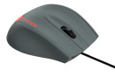 Wired Optical Mouse with 3 keys, DPI  1000 With 1.5M USB cable,Gray-Red,size 68*110*38mm,weight:0.072kg4