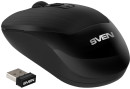 Беспроводная мышь Sven RX-380W чёрная (2,4 GHz, 3+1кл. 800-1600DPI, блист.)3