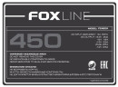 Power Supply Foxline, 450W, ATX, NOPFC, 80FAN, 2xSATA, 2xPATA, 1xFDD, 24+44