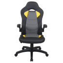 Кресло компьютерное BRABIX Skill GM-005 черный с желтым4