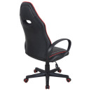 Кресло компьютерное BRABIX Flame GM-004 черно-красная3