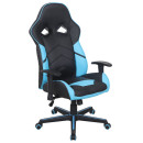 Кресло компьютерное BRABIX Storm GM-006 чёрный голубой