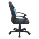 Кресло компьютерное BRABIX Spark GM-201 чёрный голубой2