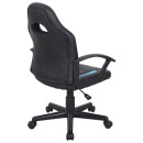 Кресло компьютерное BRABIX Spark GM-201 чёрный голубой3