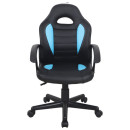 Кресло компьютерное BRABIX Spark GM-201 чёрный голубой4