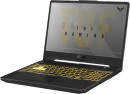 Ноутбук ASUS TUF Gaming A15 FX506QM-HN053 15.6" 1920x1080 AMD Ryzen 7-5800H SSD 512 Gb 16Gb WiFi (802.11 b/g/n/ac/ax) Bluetooth 5.2 NVIDIA GeForce RTX 3060 6144 Мб черный DOS 90NR0607-M002K04