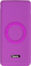 Внешний аккумулятор Power Bank 10000 мАч Бюрократ BPQ10F фиолетовый BPQ10F18PVL2