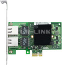 LREC9222HT Ethernet-адаптер LR-LINK 9222HT, Intel I350-AM2, двойной порт RJ45, сетевая карта PCI-Ex1, 10/100/1000 Мбит/с (302472)3