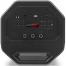 Мобильные колонки Sven PS-670 2.0 чёрные (2x32.5W, mini Jack, USB, Bluetooth, FM, micro SD, ПДУ, 2 x 4400 мA, LED подсветка)4