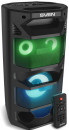 Мобильные колонки Sven PS-670 2.0 чёрные (2x32.5W, mini Jack, USB, Bluetooth, FM, micro SD, ПДУ, 2 x 4400 мA, LED подсветка)5