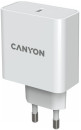 Зарядное устройство Canyon H-65 4.2А USB-C белый4