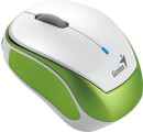 Мышь беспроводная Micro Traveler 9000R V3 зелёный/белый (Green), встроенная перезаряжаемая Li-polymer battery ( 240mAh) new package3