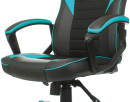 Кресло для геймеров Zombie GAME 16 чёрный голубой4