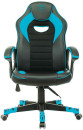 Кресло для геймеров Zombie GAME 16 чёрный голубой6