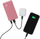 Внешний аккумулятор Power Bank 10000 мАч Lyambda Slim LP304 розовый3