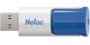 Флеш Диск Netac U182 Blue 256Gb <NT03U182N-256G-30BL>, USB3.0, сдвижной корпус, пластиковая чёрно-синяя