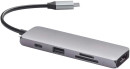 Концентратор USB Type-C Satechi ST-UCMPAM 3 х USB 3.0 HDMI SD/SDHC 2 х USB Type-C серый
