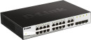 D-Link DGS-1210-20/F2A Настраиваемый коммутатор WebSmart с 16 портами 10/100/1000Base-T и 4 комбо-портами 100/1000Base-T/SFP2