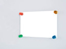 Доска стеклянная Deli 8736 стеклянная белый 90x120см стекло магнитный 4 магнита/2 маркера/стиратель2