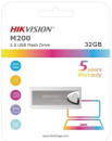 32GB Hikvision M200 USB Flash [HS-USB-M200/32G] USB 2.0, 20/10, Silver, Metal case, RTL (656881)2
