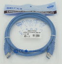 Кабель USB A(m) USB A(f) 1.5м синий2