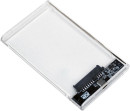 Внешний корпус для HDD/SSD AgeStar 3UB2P4C SATA III пластик прозрачный 2.5"3