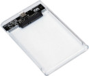 Внешний корпус для HDD/SSD AgeStar 3UB2P4C SATA III пластик прозрачный 2.5"4