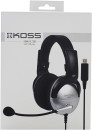 Наушники с микрофоном Koss SB45-USB черный/серебристый 2.4м мониторные оголовье (15116464)3