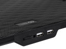 Подставка для ноутбука Digma D-NCP156-2 15.6"360x260x27мм 2xUSB 2x 120ммFAN 650г черный7