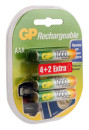 Аккумулятор GP Rechargeable 1000AAAHC4/2 AAA NiMH 1000mAh (6шт) блистер2